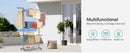 SONGMICS Large Clothes Airer, Foldable Clothes Drying Rack Laundry 4-Tier, Moveable Clothes Horse, 64 x 126 x 172 cm