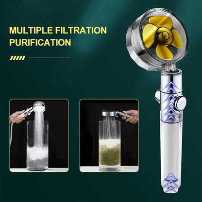 360° Rotating Shower Head