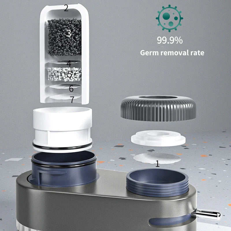 Faucet Tap Water Purifier With Removable Filter