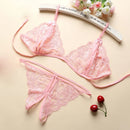 Women's Sexy Lace Lingerie Porno Sex Adult Bodysuit Underwear  Hot Erotic Bra G-string Garter Set See Through Flirting Costumes