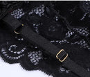 Ladies Sexy Lace Pajamas Evening Dress Sexy Lingerie Transparent Mesh Robe Underwear Solid Color Lace Bathrobe Dress Sex Clothes