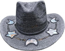 Prism Cowgirl Hat – Rainbow Glow & Sun Protection in One