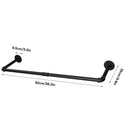 Wall Hanging Clothes Rail Set of 2 Industrial Pipe Metal Coat Hanging Rack Wall Mounted