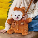 Cozy Bear Pet Carrier – Windproof & Warm for Autumn Adventures