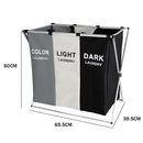 [UK Stock] Foldable Dirty Laundry Basket Home Large Dirty Clothes Laundry Hamper Storage Bag Clothes Storage Laundry Sorter Bin
