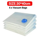 Folding Compressed Organizer Reusable Vacuum Storage Bags Dustproof Space Saving Hand Pump Blankets Clothes Pillows Organizer