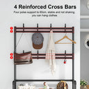 Shoe Hat Rack Clothes Hanger Multi-Layer Shoe Rack Doorway Organizer Floor-Standing Storage Rack