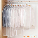 [EU Stock] 5pc Clothes Dust Bag Zipper Clothes Hanging Dust Cover Dress Clothes Suit Coat Storage Bags Transparent Clothing Bag