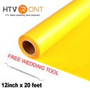 HTVRONT 12"X20ft/30x600cm Heat Transfer Vinyl Roll for T-shirt Garment Craft Heat Press DIY HTV Film For Printing Clothes Cricut