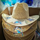Prism Cowgirl Hat – Rainbow Glow & Sun Protection in One