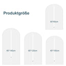 [EU Stock] 5pc Clothes Dust Bag Zipper Clothes Hanging Dust Cover Dress Clothes Suit Coat Storage Bags Transparent Clothing Bag