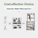 Clothes Hat Hangers Shoe Rack Multi-ayer Shoe Rack Simple Floor Shoes and Hat Racks Load-bearing Living Room Organizer Shelf