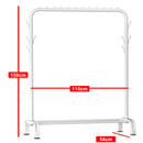 Loefme Clothes Rack Stand Drying Shoes Rack Floor Bedroom Hanging Rack Holder Hat Scarf Handbag Storage Clothes Rack Organizer