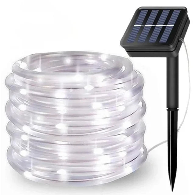 Solar Rope Lights Solar Powered String Lights 40 FT 120 LED's 8 Modes