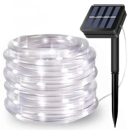 Solar Rope Lights Solar Powered String Lights 40 FT 120 LED's 8 Modes
