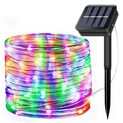Solar Rope Lights Solar Powered String Lights 40 FT 120 LED's 8 Modes