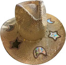 Prism Cowgirl Hat – Rainbow Glow & Sun Protection in One