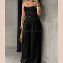 Ladies Stylish One-Piece Sets Female Sleeveless Yoga Sets Women's Fashion Jumpsuits Streetwear Outfits Evening Party Clothings