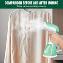 Clothes Steamer, Garment Steamer Clothing for Home, Office, Travel, Upgraded 300ML Large Capacity Water Tank, Wrinkle Remover
