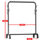Loefme Clothes Rack Stand Drying Shoes Rack Floor Bedroom Hanging Rack Holder Hat Scarf Handbag Storage Clothes Rack Organizer