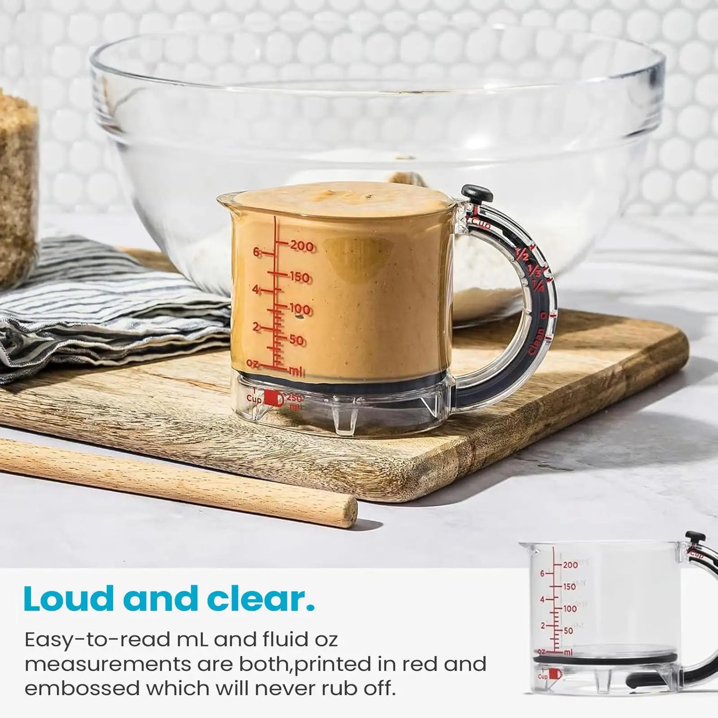 MeasureMate™ Cup – One Tool, All Sizes