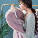 [EU Stock] 5pc Clothes Dust Bag Zipper Clothes Hanging Dust Cover Dress Clothes Suit Coat Storage Bags Transparent Clothing Bag