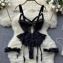 Erotic Underwear Bras Sets For Women Lace Garter Lingerie Intimates 2025 Underwire Bra And Panty Thongs Ladies Underwear Set