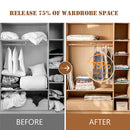 Folding Compressed Organizer Reusable Vacuum Storage Bags Dustproof Space Saving Hand Pump Blankets Clothes Pillows Organizer