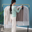[EU Stock] 5pc Clothes Dust Bag Zipper Clothes Hanging Dust Cover Dress Clothes Suit Coat Storage Bags Transparent Clothing Bag