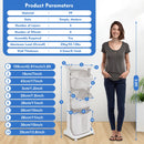 Bathroom Clothes Storage Laundry Hamper Basket Sorter Organizer Shelf Rolling Cart Laundry Modern Minimalist White Baskets
