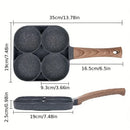 EggMaster™ 4-Hole Pan – Quick, Even Cooking