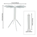 Clothes Drying Rack Anti-Rust Foldable Four-Legged Clothes Drying Rack Simple Cleaning for Balcony/Laundry Room/Terrace