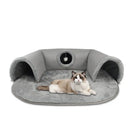 CozyPlaid Tunnel: Play, Hide & Stay Warm