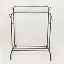 Double Pole Clothes Rack High-capacity Living Room Coat Racks Household Floor Type Hanger Balcony Bedroom Clothes Drying Shelf