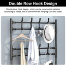 Shoe Hat Rack Clothes Hanger Multi-Layer Shoe Rack Doorway Organizer Floor-Standing Storage Rack