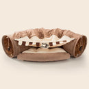 Cozy Cat Tunnel Bed for Sleeping and Interactive Playtime