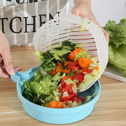 Creative Fruit and Vegetable Cutting Bowl